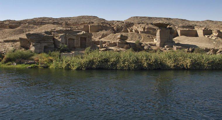 Para que era usado o rio Nilo?