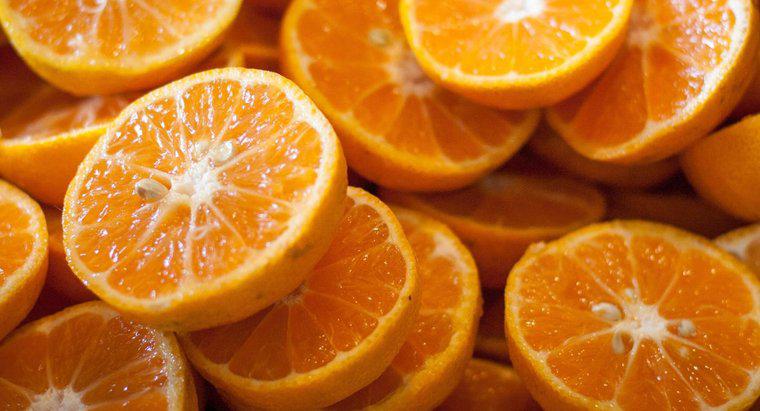 O que a laranja da fruta simboliza?