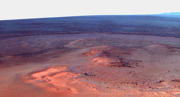 Quais são as características especiais de Marte?