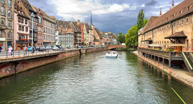 Quais são os cinco rios principais da França?