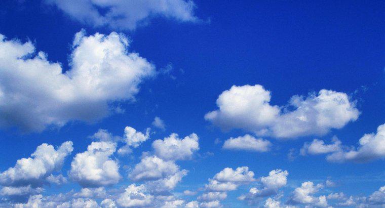 Qual é o nome das nuvens que se parecem com bolas de algodão?