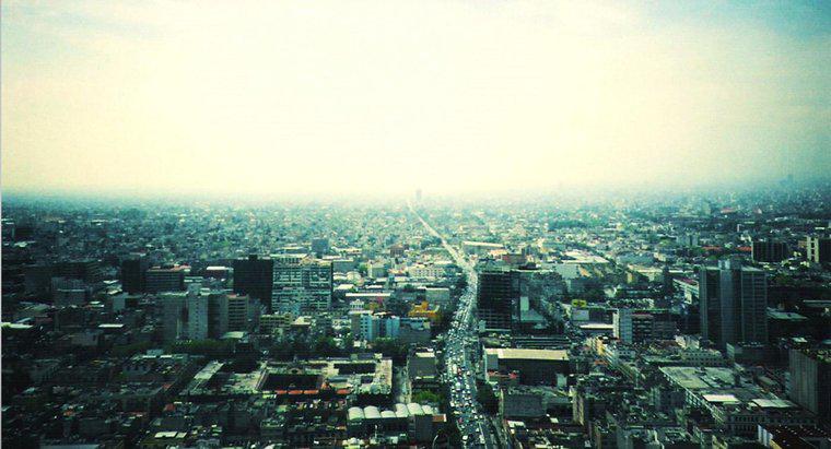 Qual é a localização relativa da Cidade do México?