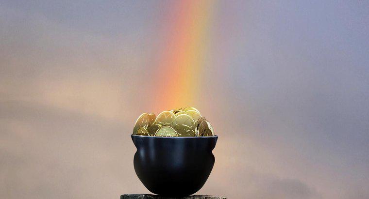 Por que existe um pote de ouro no fim de um arco-íris?