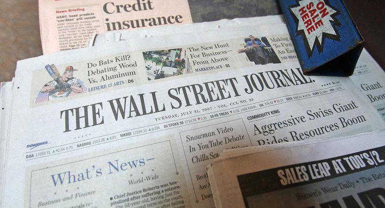 Com que frequência o Wall Street Journal é publicado?