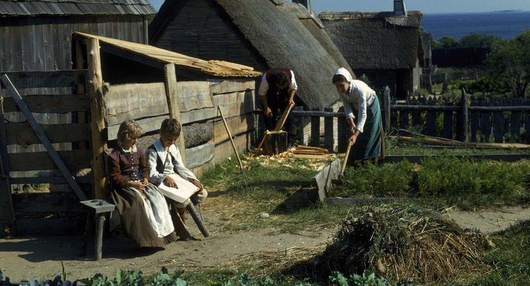 Quais ferramentas de cozinha os peregrinos usavam durante a época colonial?