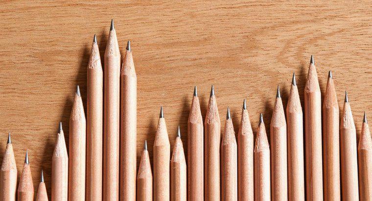Qual é a densidade de um lápis?
