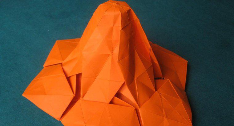 Como você faz montanhas de papel?