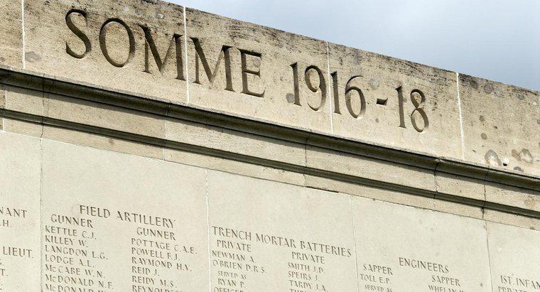 Quantas pessoas morreram na batalha do Somme?