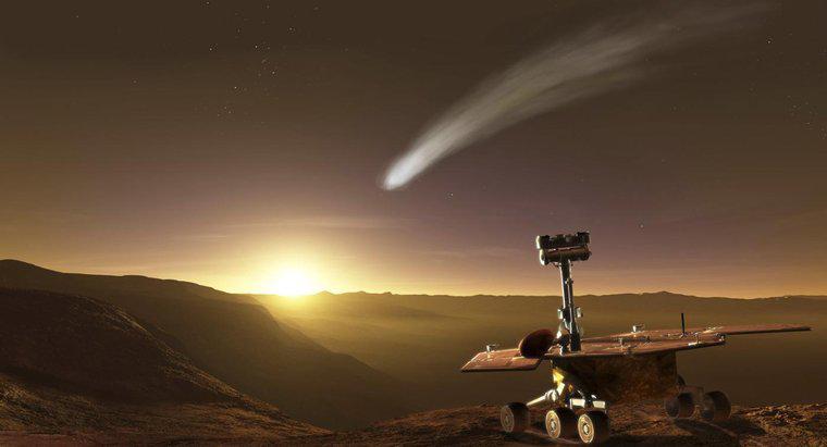 A que distância está Marte do Sol?