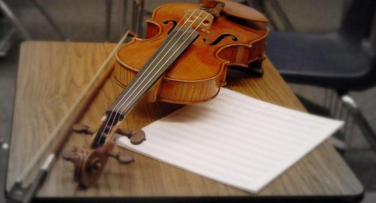 Como um violino produz som?