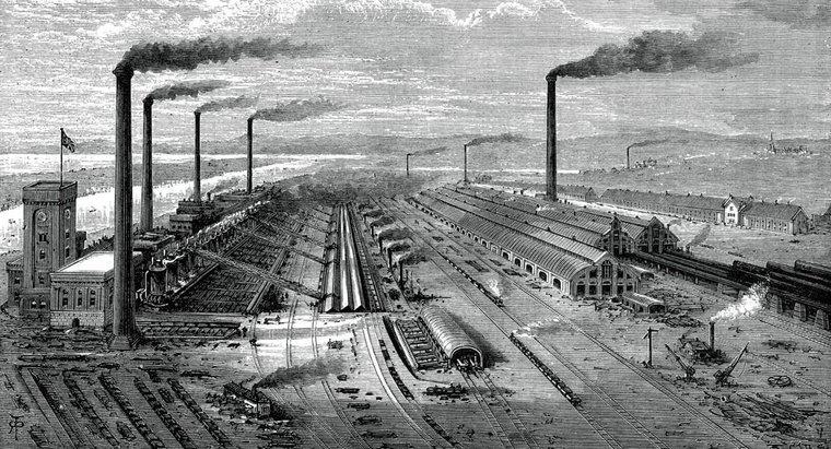 Quais são alguns fatos interessantes sobre a Revolução Industrial?