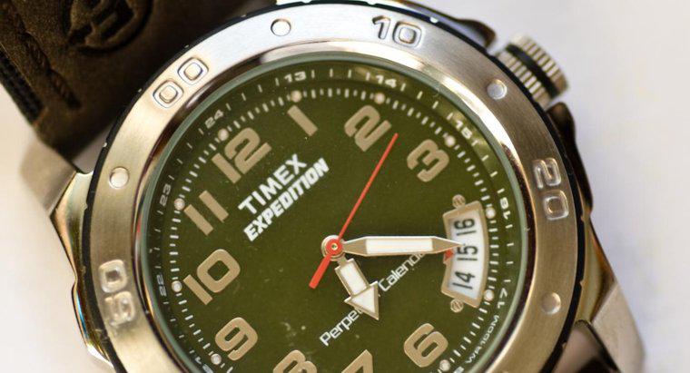 Como você define um relógio esportivo Timex 1440?
