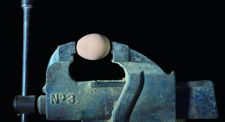Quanta pressão um ovo pode suportar?