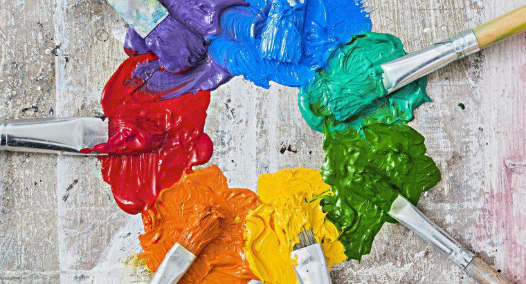 O que é um gráfico de mistura de cores de tinta?